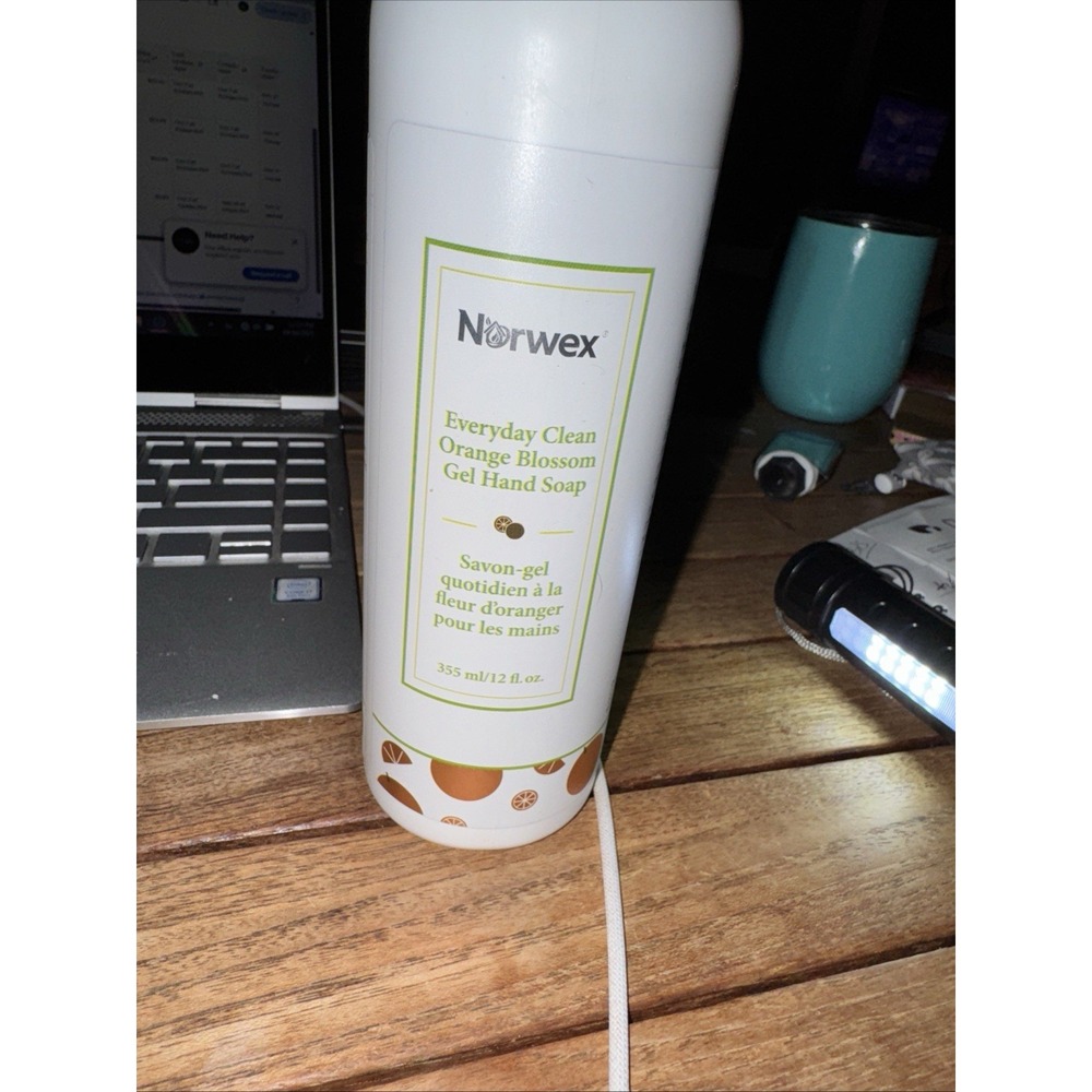 Norwex everyday clean orange blossom gel hand soap